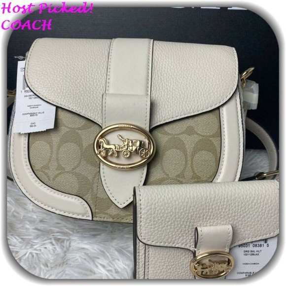 COACH Bag SET NWT Georgie + Wallet NEW - Picture 5 of 10